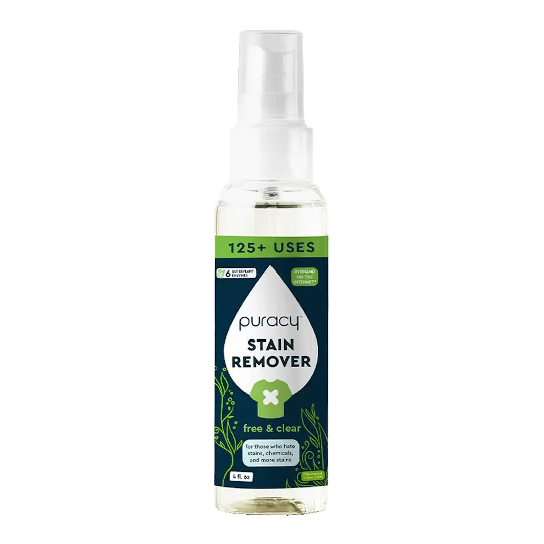 Puracy Natural Laundry Stain Remover – 4oz Travel Wearever Incontinence