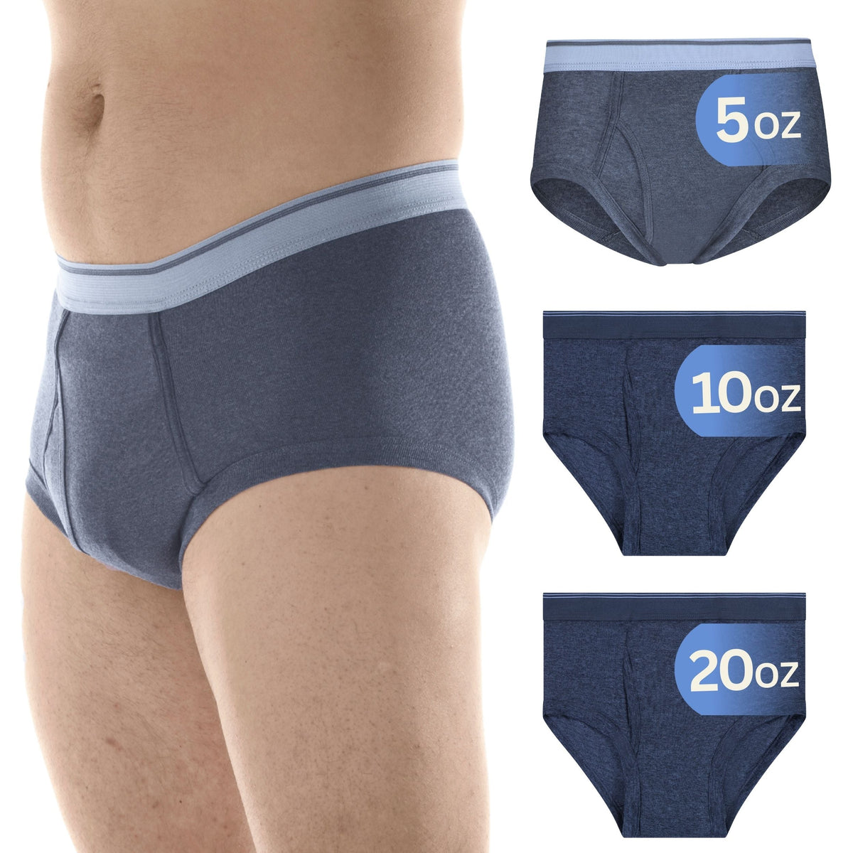 Men's 3 Pair Starter Pack (Super, Maximum, & Classic Absorbency) Wearever