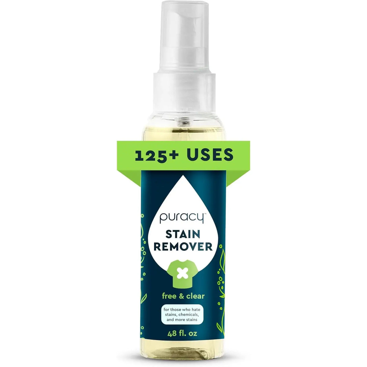 Puracy Natural Laundry Stain Remover – 4oz Travel Wearever Incontinence