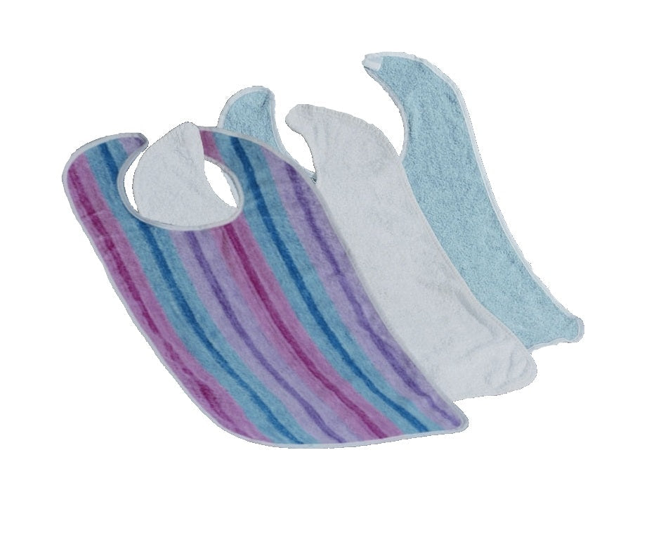 3-Pack 100% Cotton Terry Adult Bib Wearever