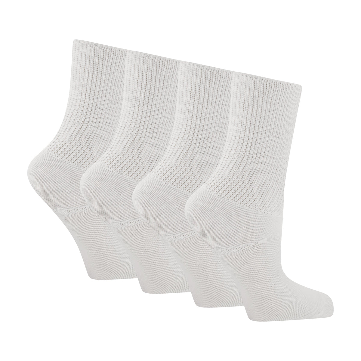 Clearance Wearever® 100% Cotton - 6 Pair Pack Mesh Top Diabetic Sock Wearever Incontinence