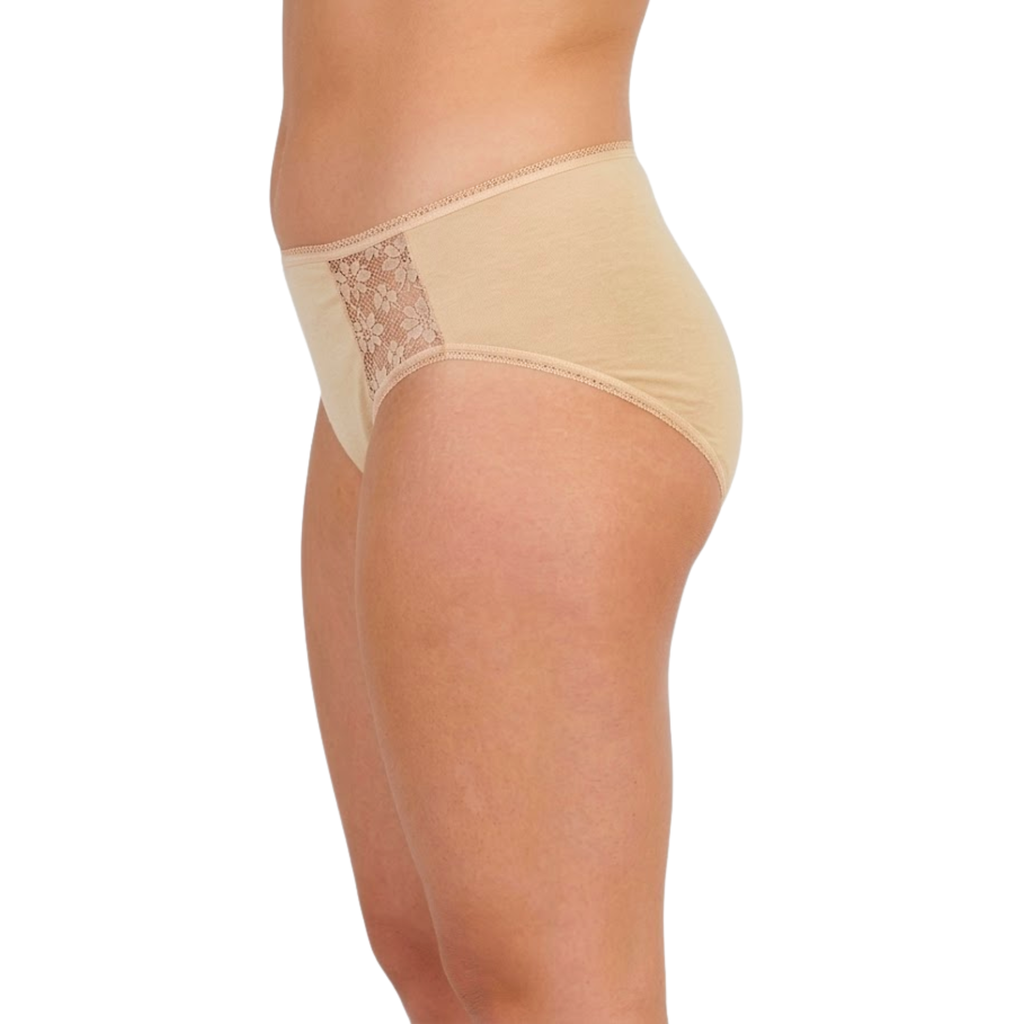 Maximum Absorbency Lace Bikini Hi Cut Panty (SKU: HDL600) Wearever Incontinence