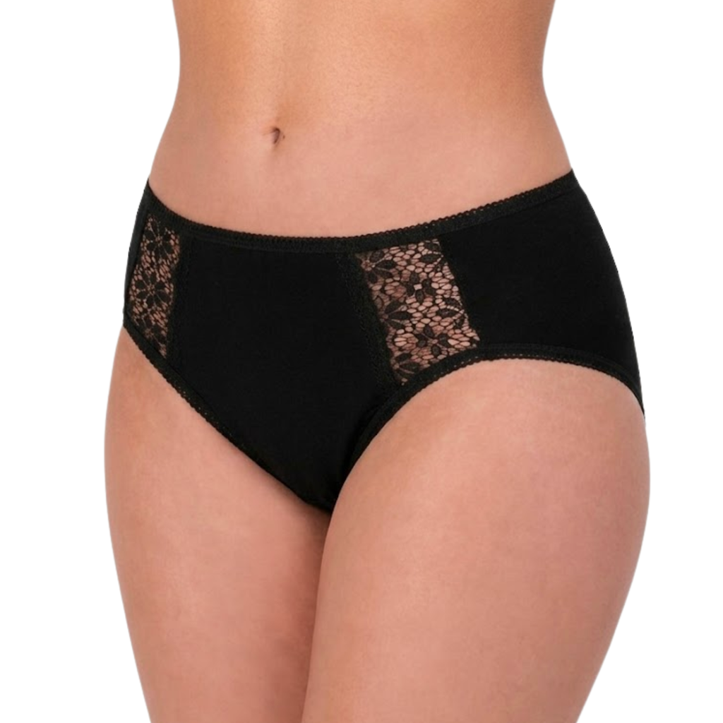 Maximum Absorbency Lace Bikini Hi Cut Panty (SKU: HDL600) Wearever Incontinence