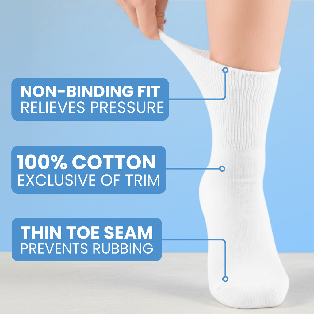 Clearance 5-Pack Buster Brown 100% Cotton Socks Wearever Incontinence