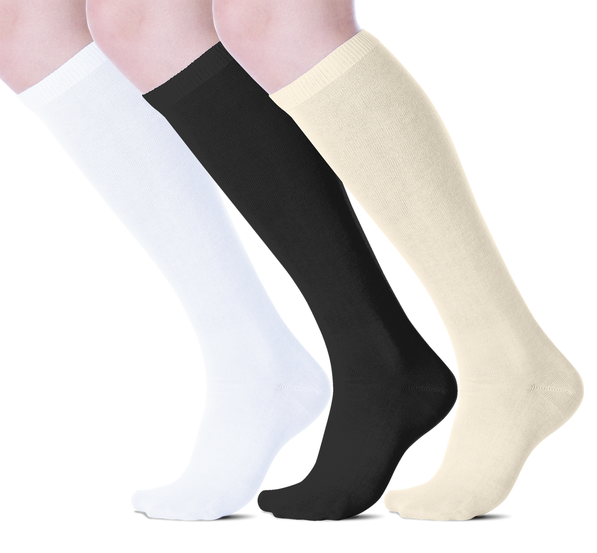 3-Pack Buster Brown Cotton Knee High Socks Buster Brown
