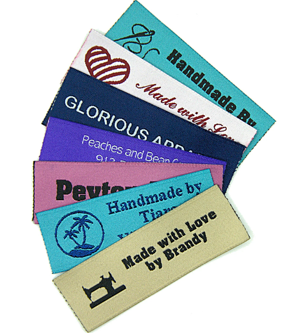 Black Woven Sew-on Name Tapes