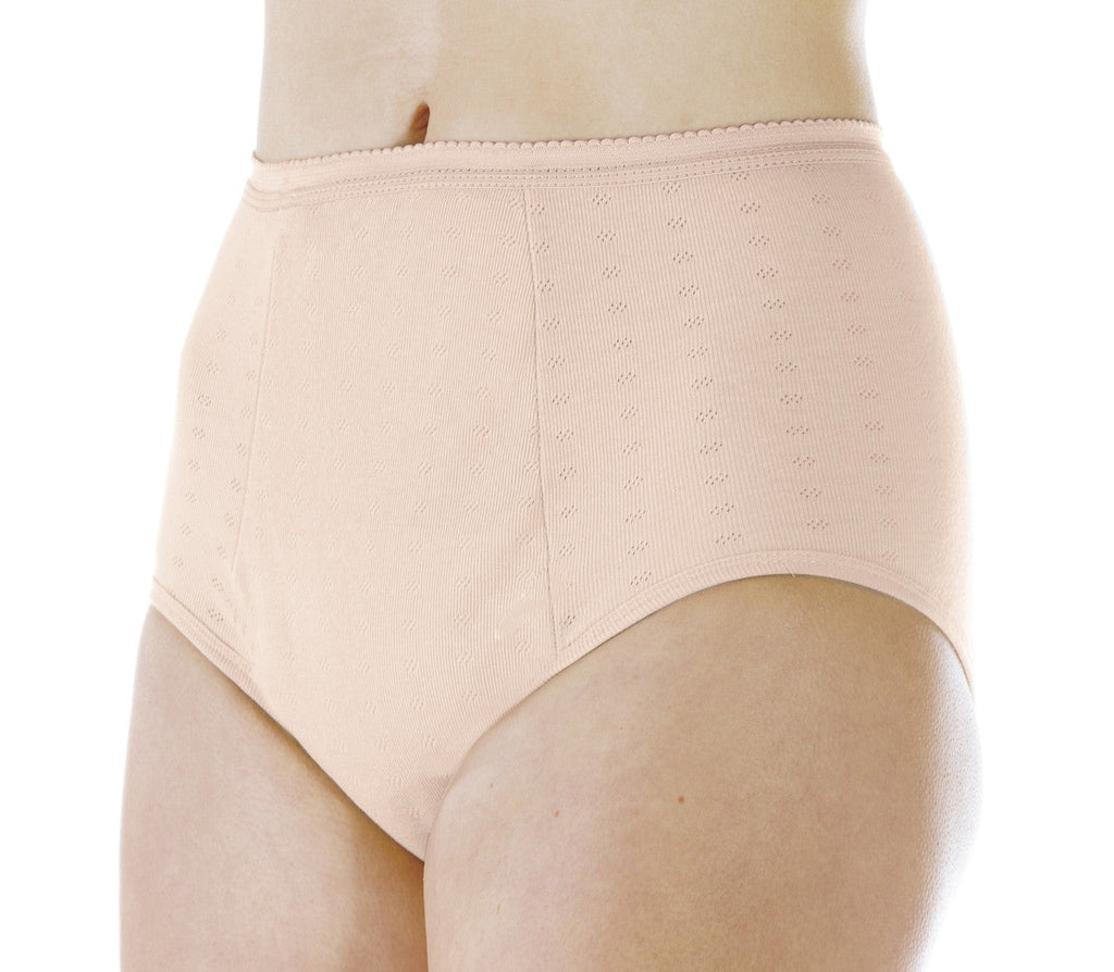 Super Absorbency Full Cut Panty (HDL100) - Beige