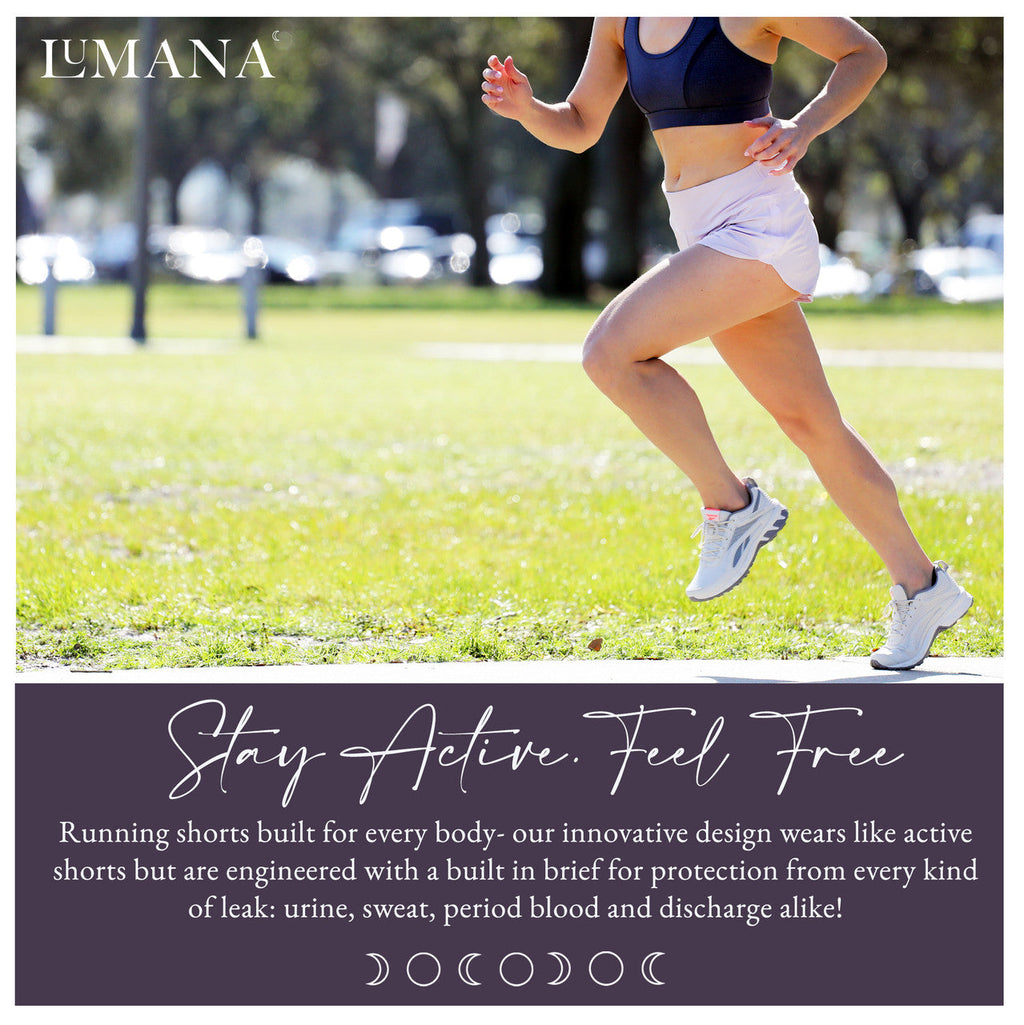 Lumana Leakproof Running Shorts Wearever