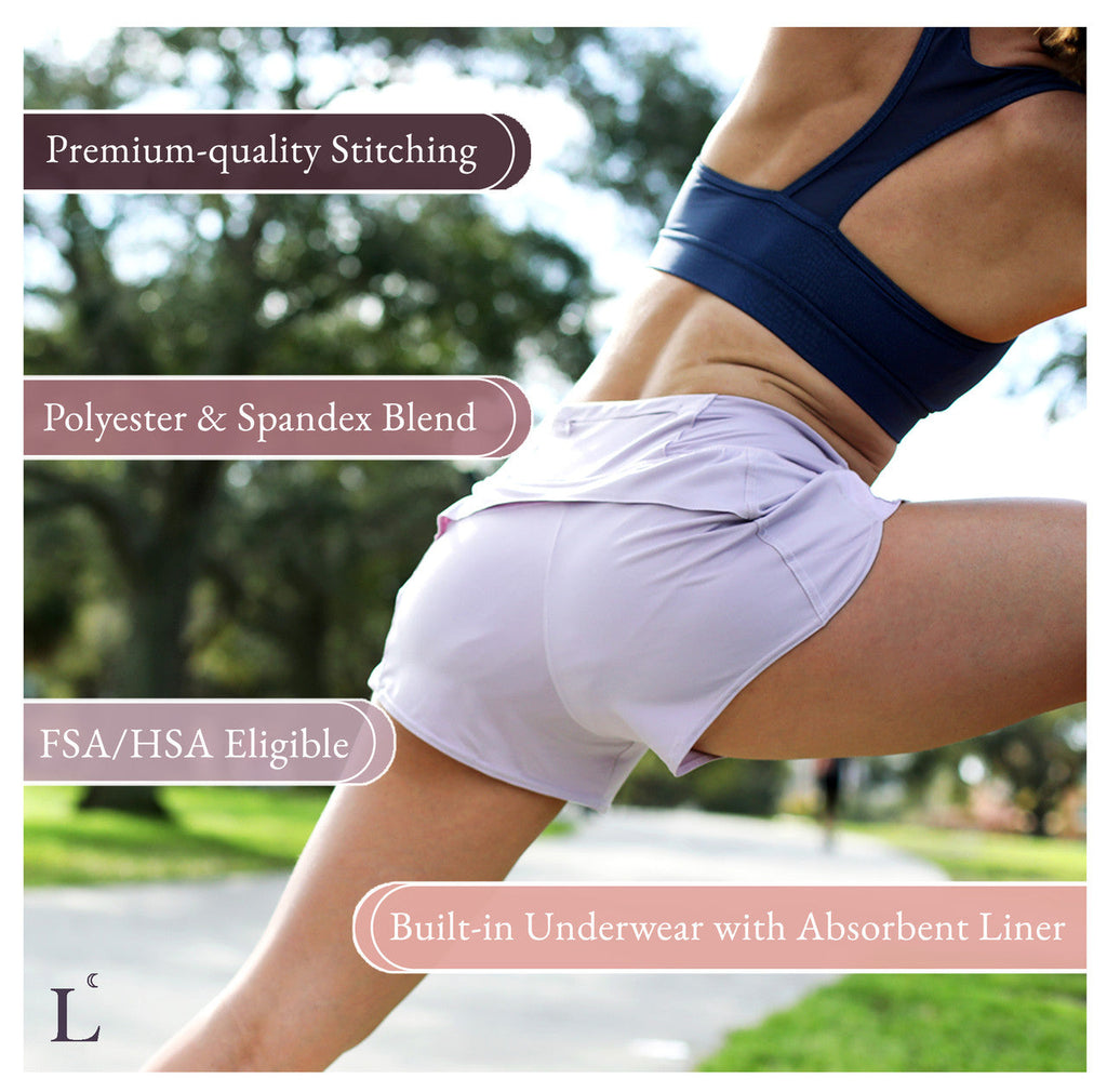 Lumana Leakproof Running Shorts Wearever