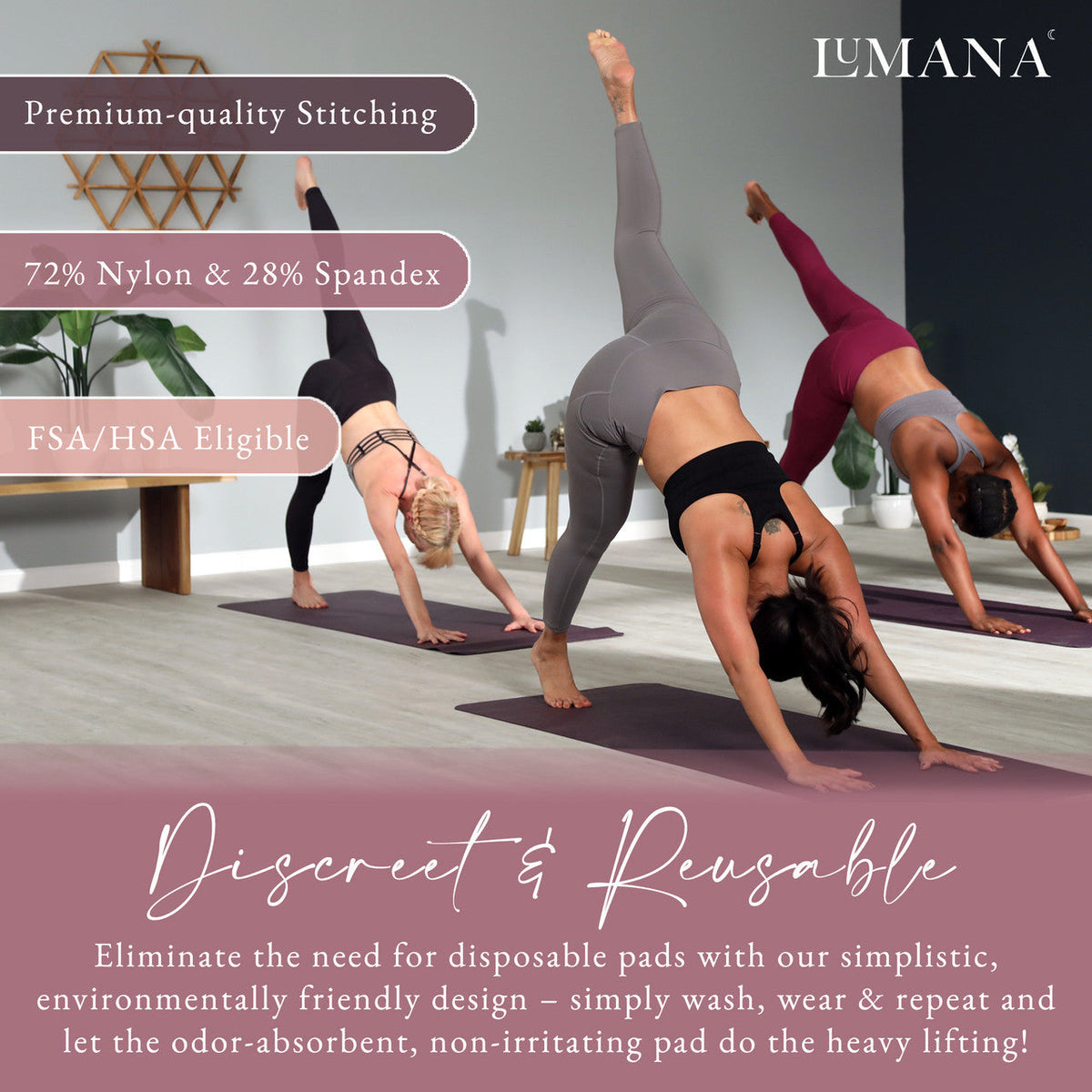 Leakproof 22" Leggings Lumana