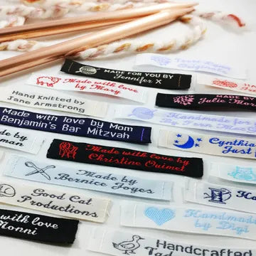 Black Woven Sew-on Name Tapes