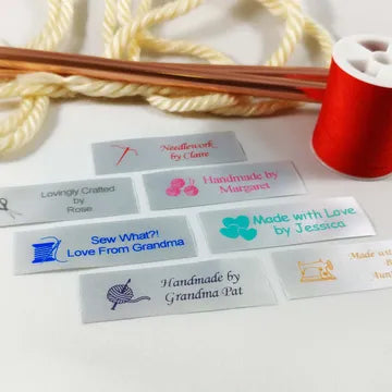 Black Woven Sew-on Name Tapes