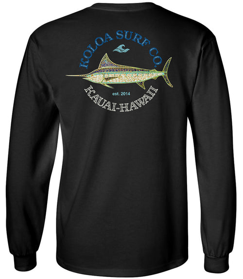 Mosaic Fish Long Sleeve T-Shirt Color Thumbnail