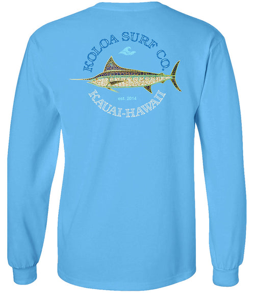 Mosaic Fish Long Sleeve T-Shirt Color Thumbnail