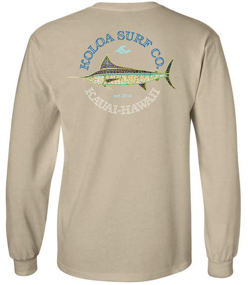 Mosaic Fish Long Sleeve T-Shirt Color Thumbnail